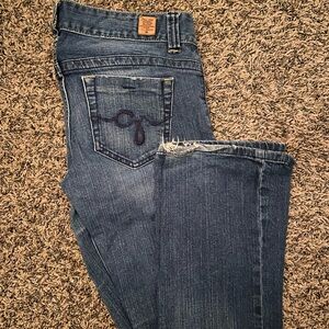 Vintage guess low rise flare jeans